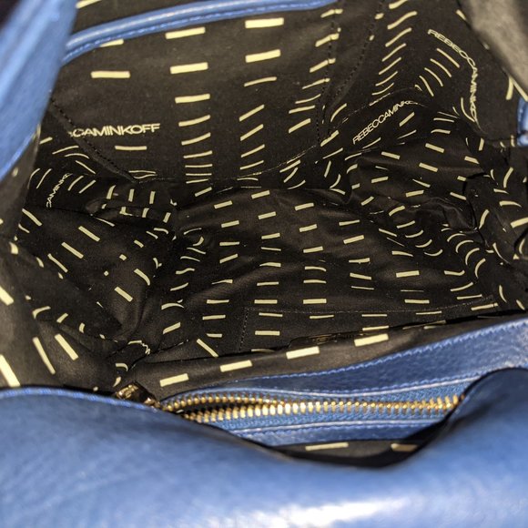 Rebecca Minkoff Large Blue Satchel Crossbody - Picture 9 of 9